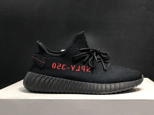 _adidas Yeezy Boost 350 V2 Black Red Character Number CP9652 Men and Women_s Shoes 36-48 Code-6d9daf71